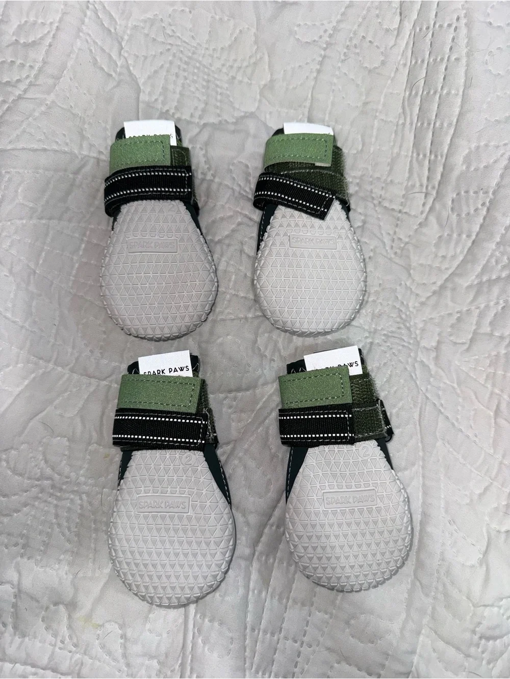 Spark Paws Green Hot Pavement Pawtector Dog Shoes